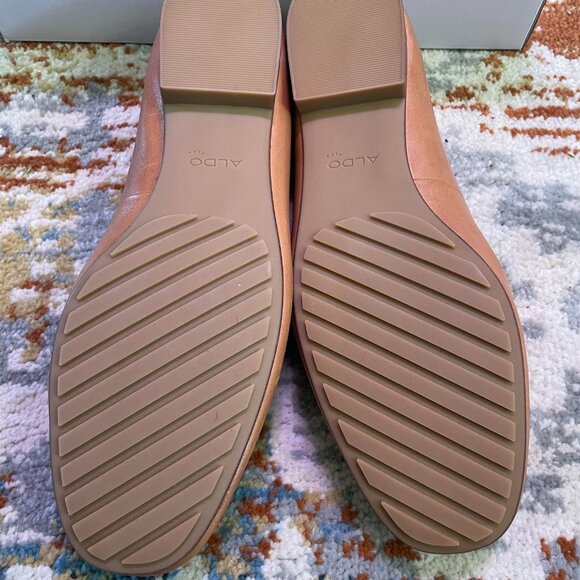 Aldo Pillow Walk Tan Leather Loafers - Picture 3 of 4